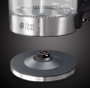 Russell Hobbs Glass Hervidor de Cristal y Acero Inoxidable