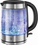 Russell Hobbs Glass Hervidor de Cristal y Acero Inoxidable
