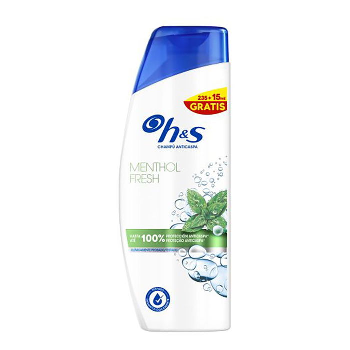 H&S Champú Anticaspa Menthol Fresh 235 + 15 ml H&S Champú Anticaspa Menthol Fresh 235 + 15 ml