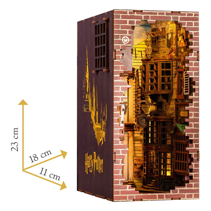 Revell Tiny Adventures Harry Potter Callejón Diagon Book Nook con LED Revell Tiny Adventures Harry Potter Callejón Diagon Book Nook con LED