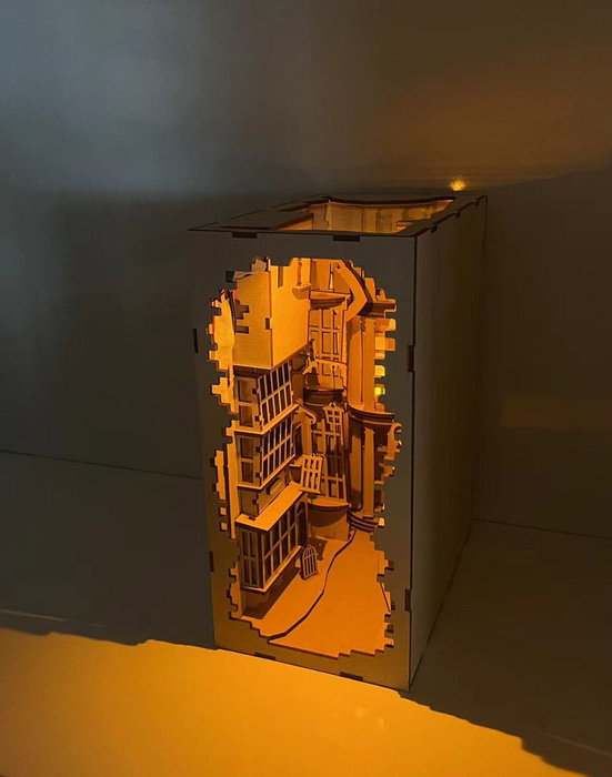 Harry Potter Maqueta Book Nook Tiny Adventures Callejón Diagon 23 cm Harry Potter Maqueta Book Nook Tiny Adventures Callejón Diagon 23 cm