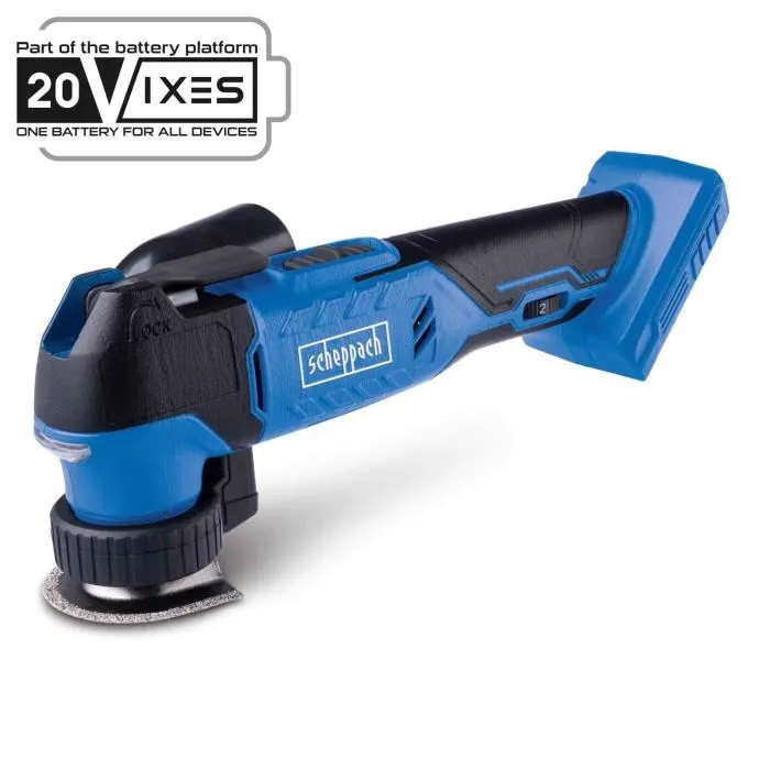 Scheppach C-MT40-X Multiherramienta Inalámbrica 20V IXES para Serrar, Cortar, Raspar, Lijar - Sin Batería ni Cargador Scheppach C-MT40-X Multiherramienta Inalámbrica 20V IXES para Serrar, Cortar, Raspar, Lijar - Sin Batería ni Cargador
