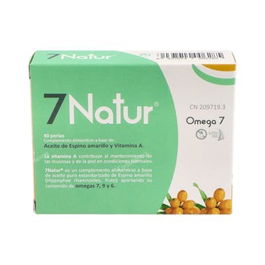 MARGAN 40Cap. 7Natur Espino Amarillo Aceite Omega 7, 9, 6 con Vitamina A para Piel y Mucosas