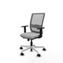 PIQUERAS Y CRESPO Silla de oficina Haches Gris con mecanismo Sincro/Traslack
