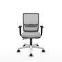 PIQUERAS Y CRESPO Silla de oficina Haches Gris con mecanismo Sincro/Traslack