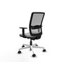 PIQUERAS Y CRESPO Silla de oficina Haches Gris con mecanismo Sincro/Traslack