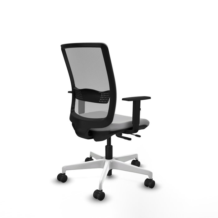 PIQUERAS Y CRESPO Silla de oficina Haches Gris con mecanismo Sincro/Traslack