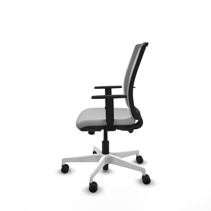 PIQUERAS Y CRESPO Silla de oficina Haches Gris con mecanismo Sincro/Traslack