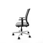 PIQUERAS Y CRESPO Silla de oficina Haches Gris con mecanismo Sincro/Traslack