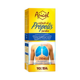 Tongil Apicol Extracto Própolis Jarabe 250Ml para Garganta y Vías Respiratorias con Equinácea y Pino