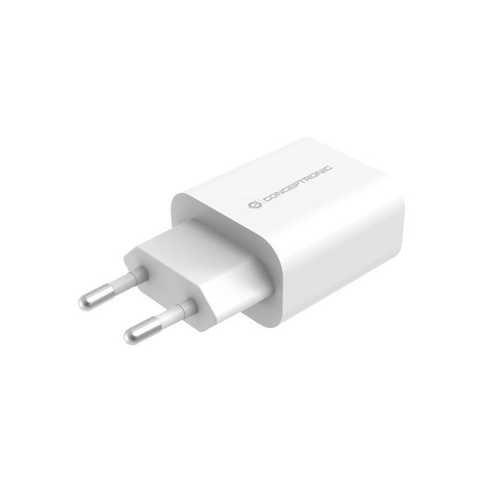 Conceptronic ALTHEA07W Cargador de Pared USB-C 20W PD Blanco