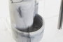 DKD Home Decor Dosificador Resina Inox Blanco con Cepillo