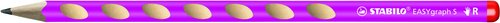 STABILO EASY GRAPH S Lápiz de Grafito para Diestros, Rosa, HB (Set de 12) STABILO EASY GRAPH S Lápiz de Grafito para Diestros, Rosa, HB (Set de 12)