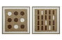 DKD Home Decor Cuadro Lienzo Poliéster 60x60 cm 3D Surtido de 2