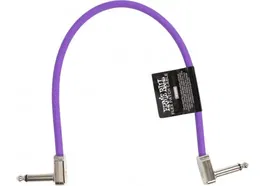 Ernieball Cable Flex Patch 18" Purple - Cable de conexión para pedales, alta calidad, flexible, 95% apantallado
