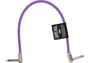 Ernieball Cable Flex Patch 18" Purple - Cable de conexión para pedales, alta calidad, flexible, 95% apantallado