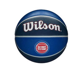 Balón de Baloncesto Wilson Nba Team Tribute Det Pistons Azul Caucho (Talla 7)