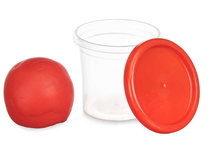 Pincello Set 3 Plastilinas 100 Gramos Rojo Azul Amarillo 22 x 7.3 x 7.3 cm (Set de 12)