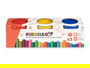 Pincello Set 3 Plastilinas 100 Gramos Rojo Azul Amarillo 22 x 7.3 x 7.3 cm (Set de 12)