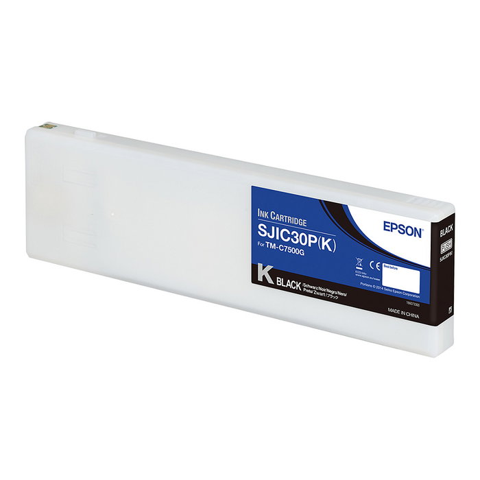 Epson Cartucho de Tinta Negro SJIC30P(K) de 295,2 ml para ColorWorks C7500G