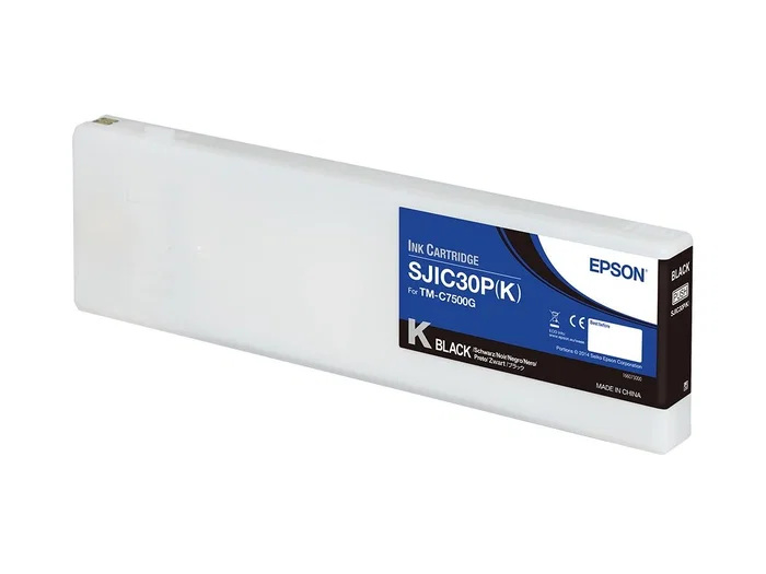 Epson Cartucho de Tinta Negro SJIC30P(K) de 295,2 ml para ColorWorks C7500G Epson Cartucho de Tinta Negro SJIC30P(K) de 295,2 ml para ColorWorks C7500G