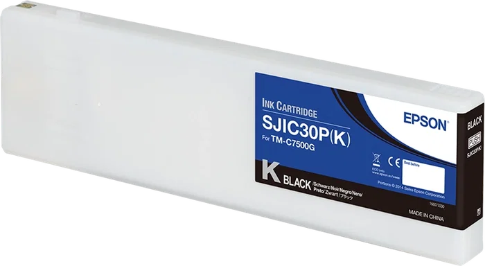 Epson Cartucho de Tinta Negro SJIC30P(K) de 295,2 ml para ColorWorks C7500G