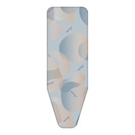 Vileda Funda Premium 2 en 1 para Tablas de Planchar Extra Gruesa, Gris, Medidas 110 x 30 cm hasta 130 x 45 cm