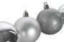 DKD Home Decor Set de 33 Bolas de Decoración Doradas en PVC