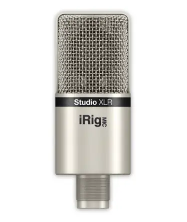IKMULTIMED Micrófono Condensador Studio XLR iRig Mic Studio XLRCápsula 1" Patrón Polar Cardioide Respuesta en Frecuencia 20Hz-20kHz Conector XLR Macho