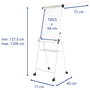 MAUL Flipchart MAULPRO Plata