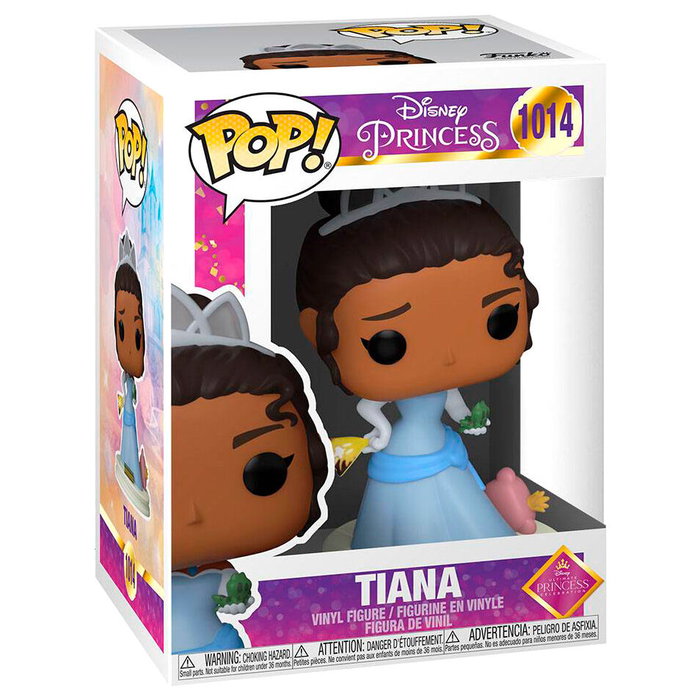 Funko Figura POP Disney Ultimate Princess Tiana Vinilo 9cm Caja Regalo