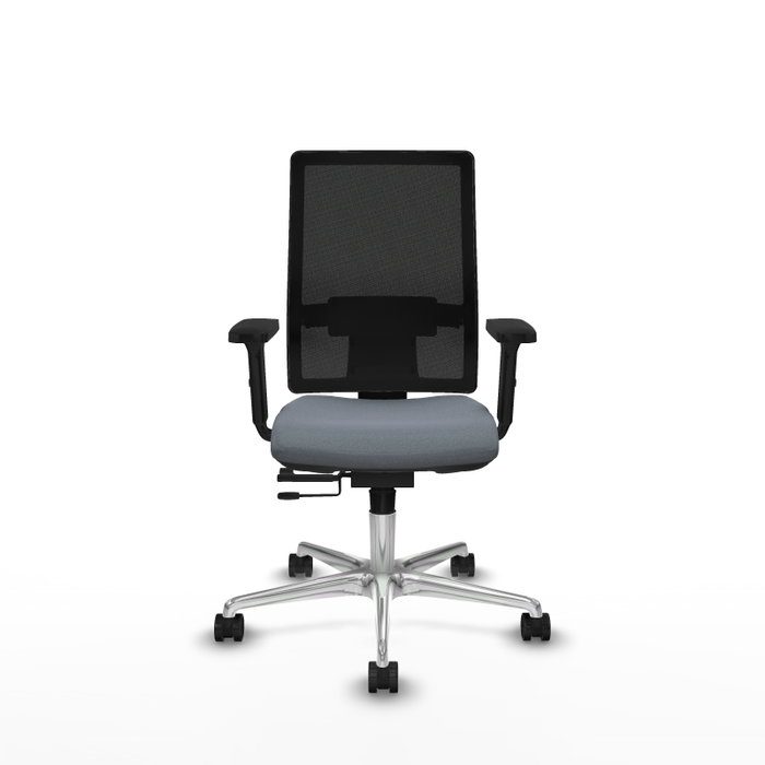 PIQUERAS Y CRESPO Silla de oficina Horna Gris y Negro con mecanismo Sincro/Traslack PIQUERAS Y CRESPO Silla de oficina Horna Gris y Negro con mecanismo Sincro/Traslack