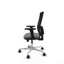 PIQUERAS Y CRESPO Silla de oficina Horna Gris y Negro con mecanismo Sincro/Traslack