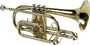 SML Corneta Sib Co50 SML Ancho 18cm Alto 27cm Largo 44cm Instrumento Musical de Viento Madera Laton Brillo
