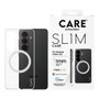 PanzerGlass SL1M Case Transparente con Qi y bolsillo para tarjetas para Samsung Galaxy S26 - Funda protectora resistente a golpes