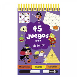 AUZOU EDITIONS, 45 juegos... ¡de terror!