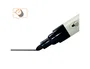 Nobo Rotuladores para Pizarra Blanca Negro 3 mm Pack de 4