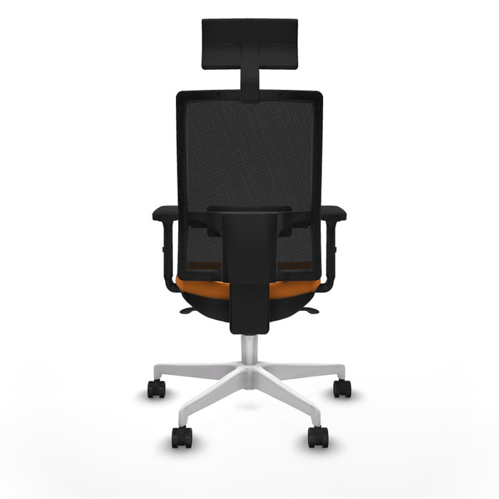 PIQUERAS Y CRESPO Silla de oficina Horna Naranja y Negro