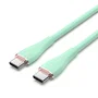Vention TAWGG Cable USB 2.0 Tipo-C a USB Tipo-C (USB-C Macho a USB-C Macho) para Datos y Carga 100W, 480 Mbps, 1.5 m, Color Verde