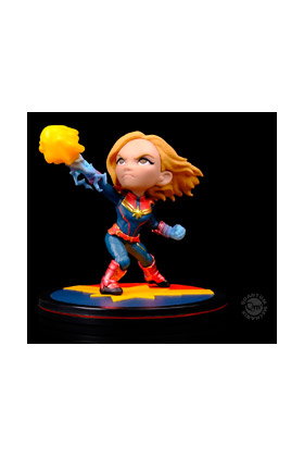 Quantum Mechanix Figura Capitana Marvel Q-Fig con Diorama