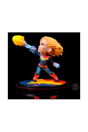 Quantum Mechanix Figura Capitana Marvel Q-Fig con Diorama
