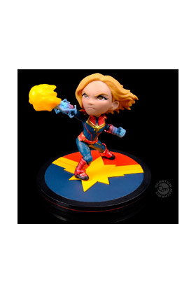 Quantum Mechanix Figura Capitana Marvel Q-Fig con Diorama