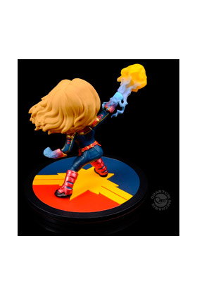 Quantum Mechanix Figura Capitana Marvel Q-Fig con Diorama