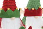 DKD Home Decor Figura Navidad Tradicional Elfo Verde Rojo Poliester 15 x 31 x 14 cm (6 Unidades)