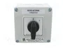 SPAMEL Interruptor de leva 10A 0-1 de 2 posiciones