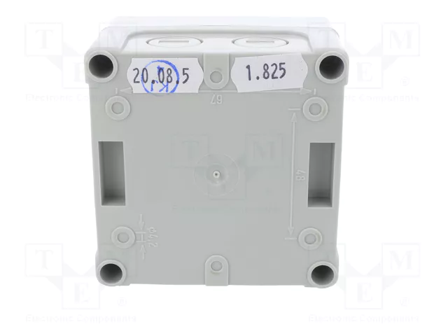 SPAMEL Interruptor de leva 10A 0-1 de 2 posiciones