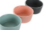 DKD Home Decor Set de Aperitivo de 4 Piezas en Bambú y Porcelana Multicolor/Natural