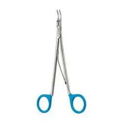 B. Braun Pinza Aplicadora Clip Titanio Mediana 203mm 65° Azul