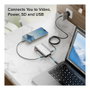 ALOGIC Fusion Pro TOUR Dock USB-C 8-en-1 Gris