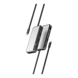ALOGIC Fusion Pro TOUR Dock USB-C 8-en-1 Gris